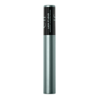 Waterproof Mascara with black cap and silver body on a white background