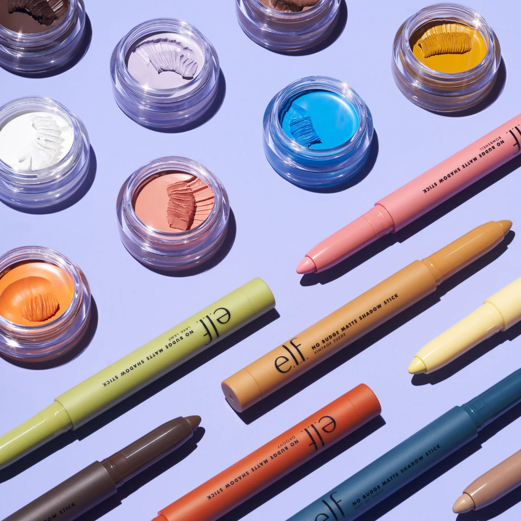 e.l.f. No Budge Cream Eyeshadow – 3-in-1 Crème Oogschaduw, Primer & Eyeliner