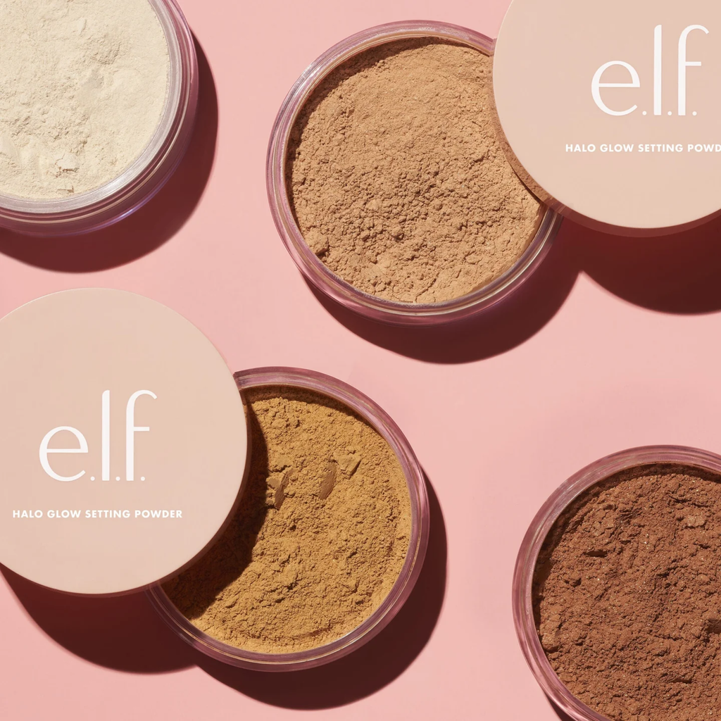 e.l.f. Halo Glow Setting Powder – Losse Fixeerpoeder met Soft-Focus Finish