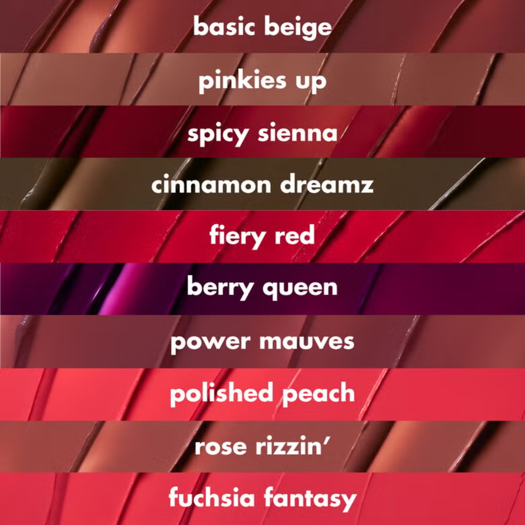Color swatches with names 