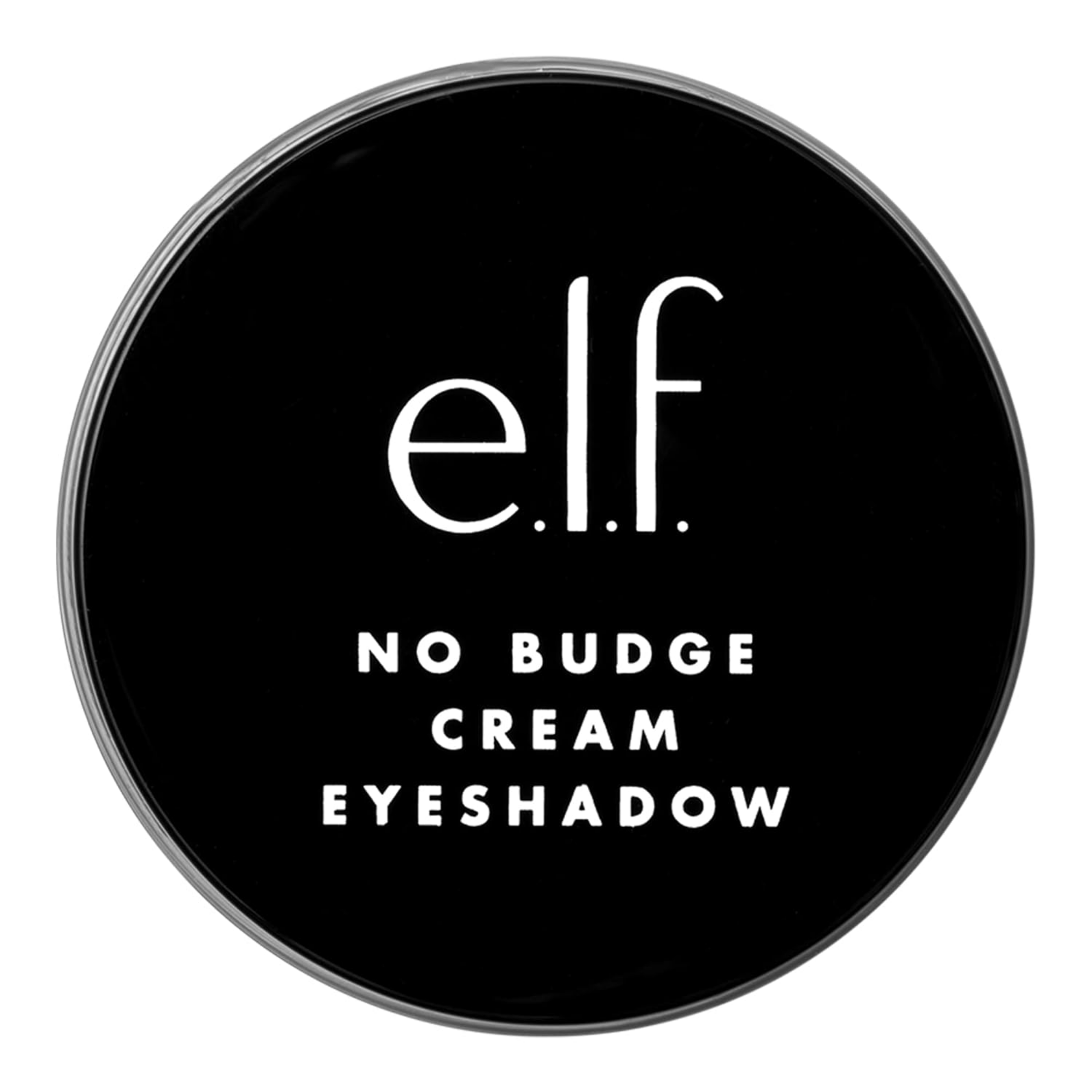 e.l.f. No Budge Cream Eyeshadow container on a white background