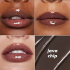 Voorbeelden van verschillende liplooks met e.l.f. Glow Reviver Melting Lip Balm.