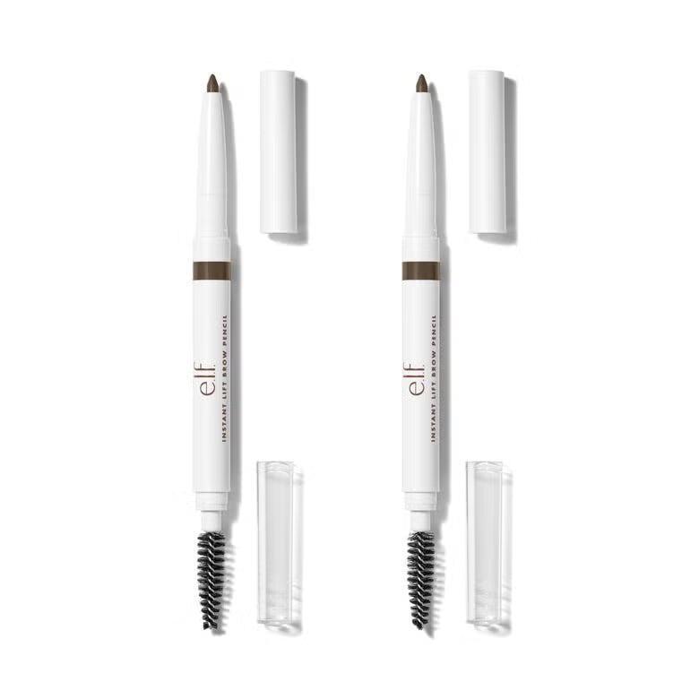 e.l.f. Instant Lift Brow Pencil met precisiepunt en spoolie voor natuurlijk ogende wenkbrauwen.