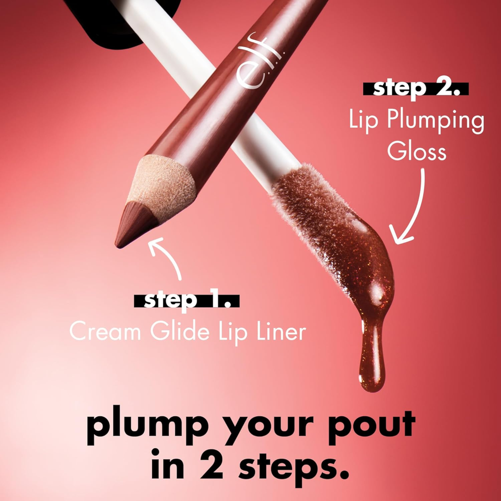 e.l.f. Lip Plumping Gloss – Lipgloss voor Volle Lippen en Stralende Glans