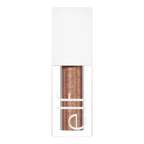 Bronze glittery liquid eyeshadow in a white packaging with 'elf' logo on a white background