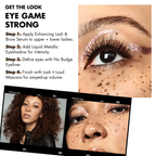 Inspiratie voor een metallic ooglook met e.l.f. Liquid Metallic Eyeshadow en andere e.l.f. producten.