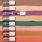Overzicht van de verschillende tinten van e.l.f. Liquid Metallic Eyeshadow.