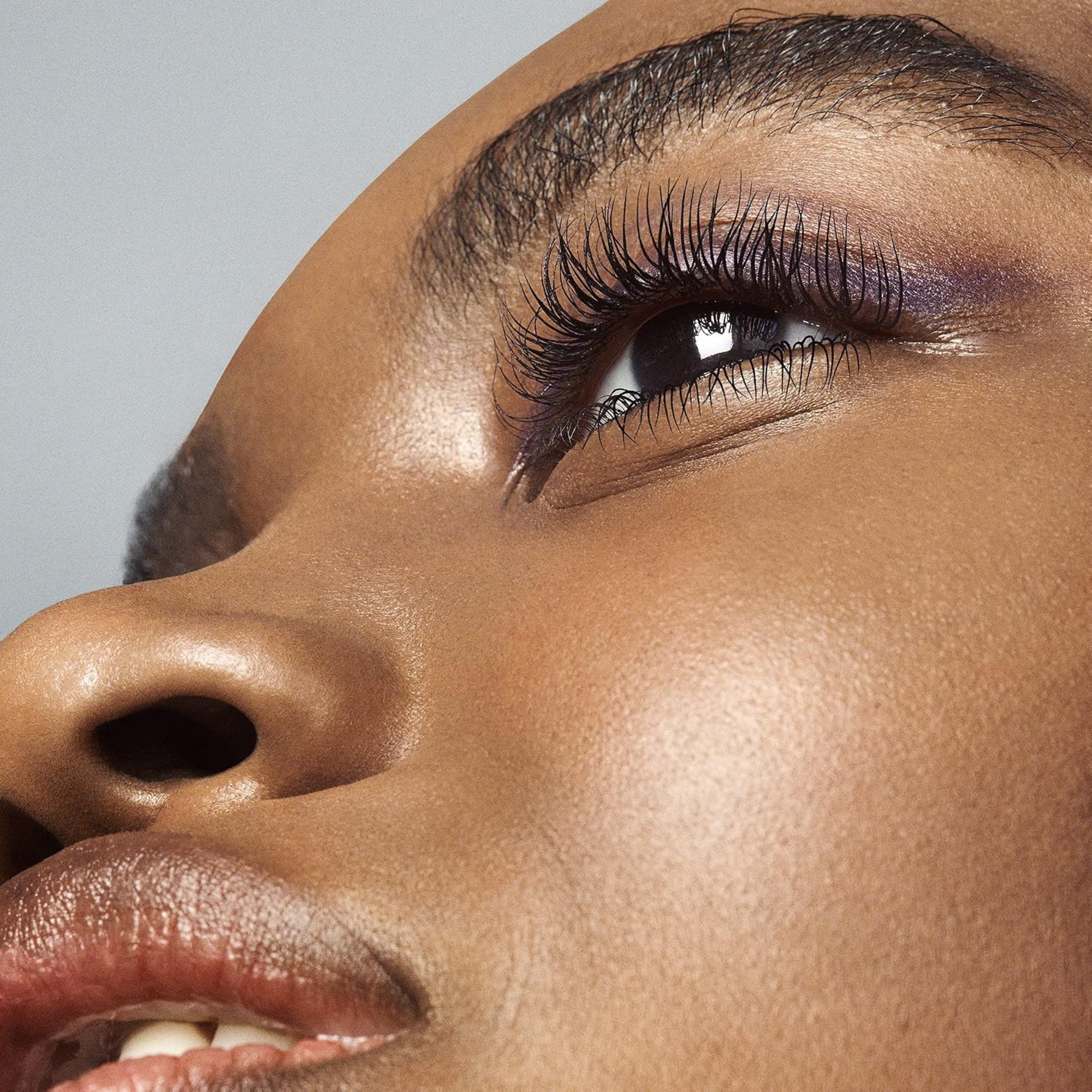 Close-up beauty image featuring eye makeup created with e.l.f. No Budge Cream Eyeshadow.