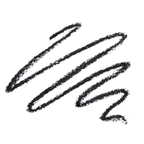 Zwarte kleurstaal van e.l.f. No Budge Precision Eyeliner met intense pigmentatie.