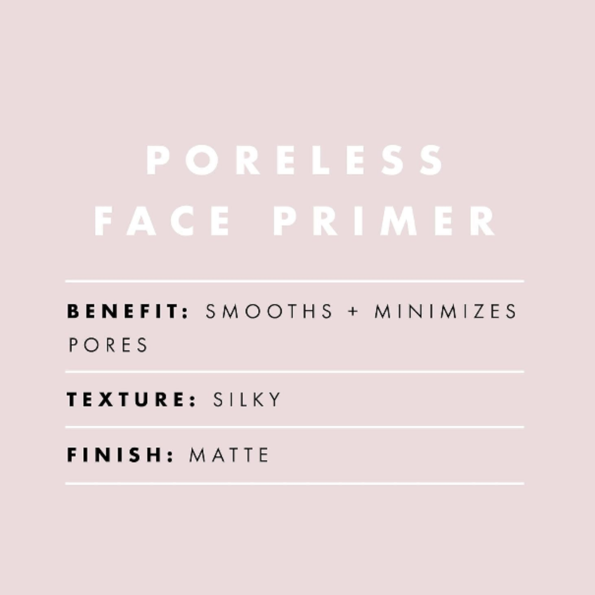 Overzicht van de voordelen van e.l.f. Poreless Face Primer Reisformaat met matte finish en porieverfijnend effect.