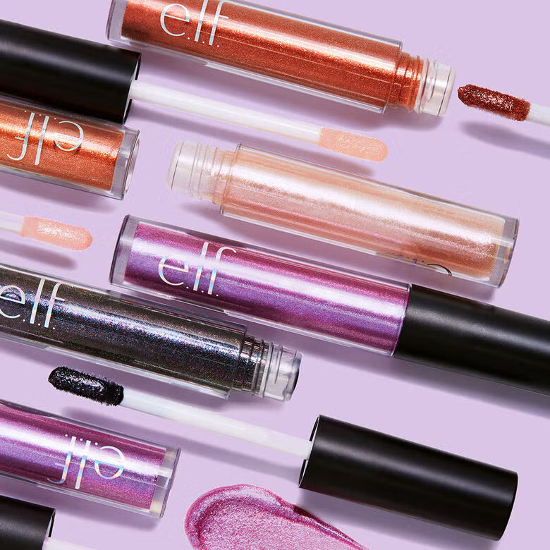 Overzicht van de beschikbare tinten van e.l.f. Prismatic Lip Gloss.