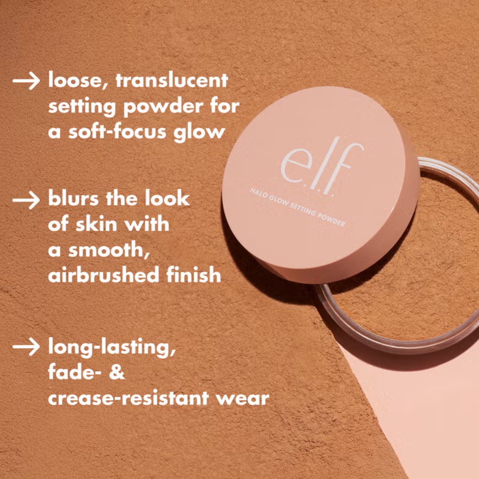 e.l.f. Halo Glow Setting Powder Medium/Tan