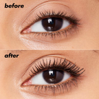 Volumized lifted lashes using e.l.f. Big Mood Mascara