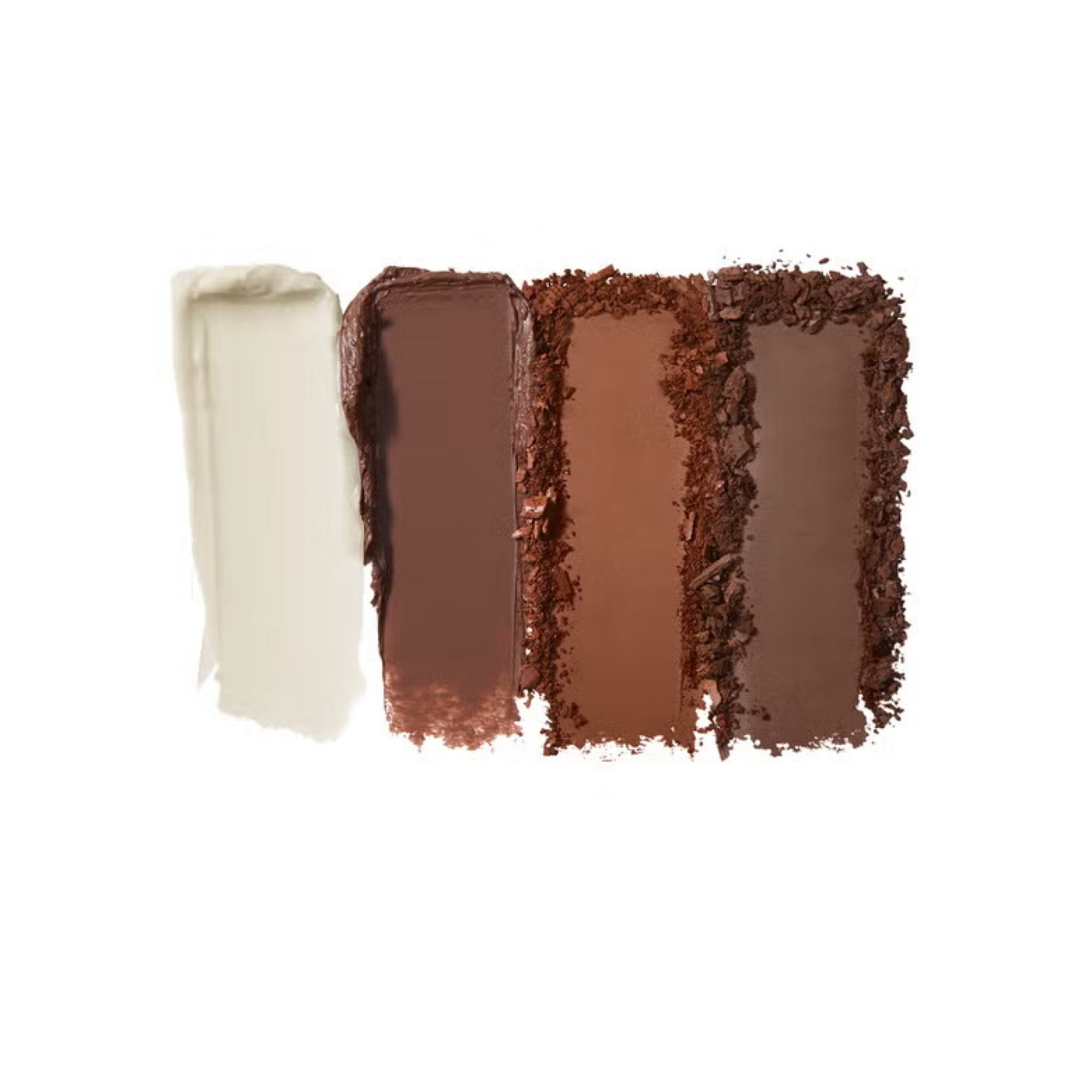 e.l.f. Bite Size Brow Palette eyebrow powder and wax duo compact palette swatch in auburn