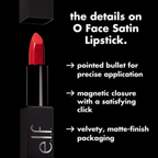 e.l.f. O FACE Satin Lipstick – Lippenstift met Satijnen Finish