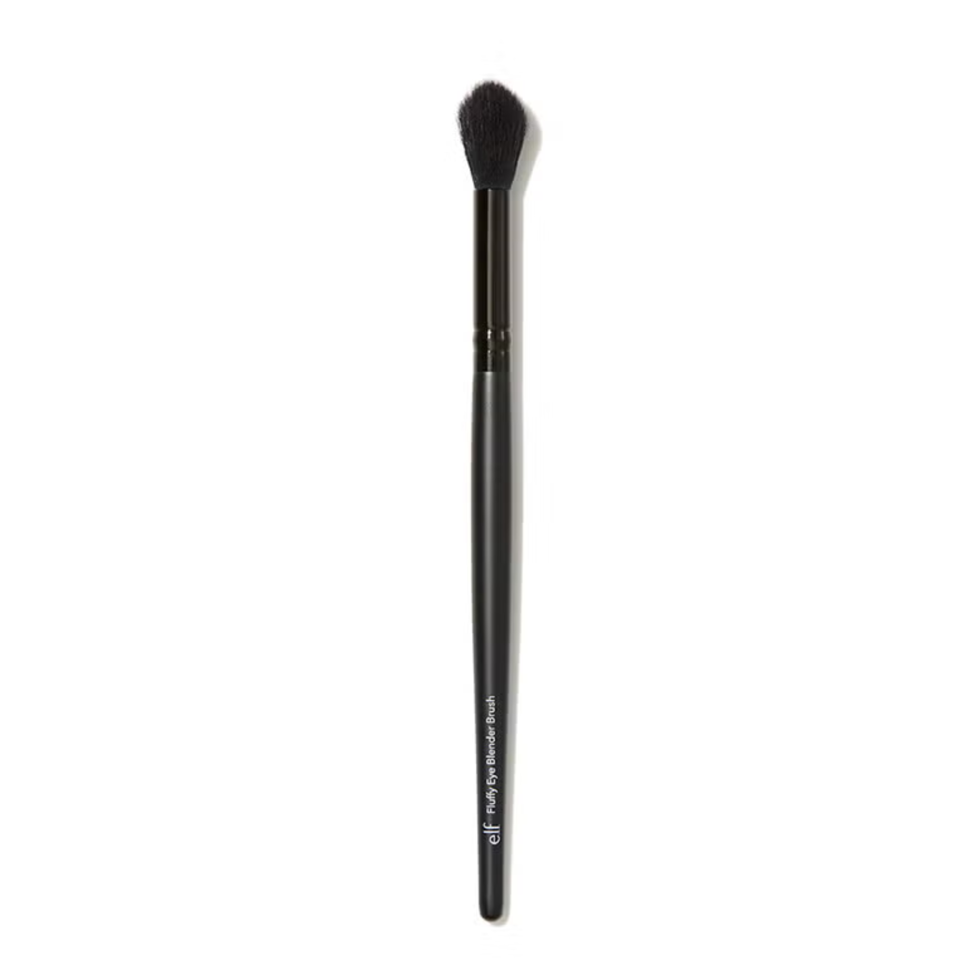 Black elf makeup brush on a white background
