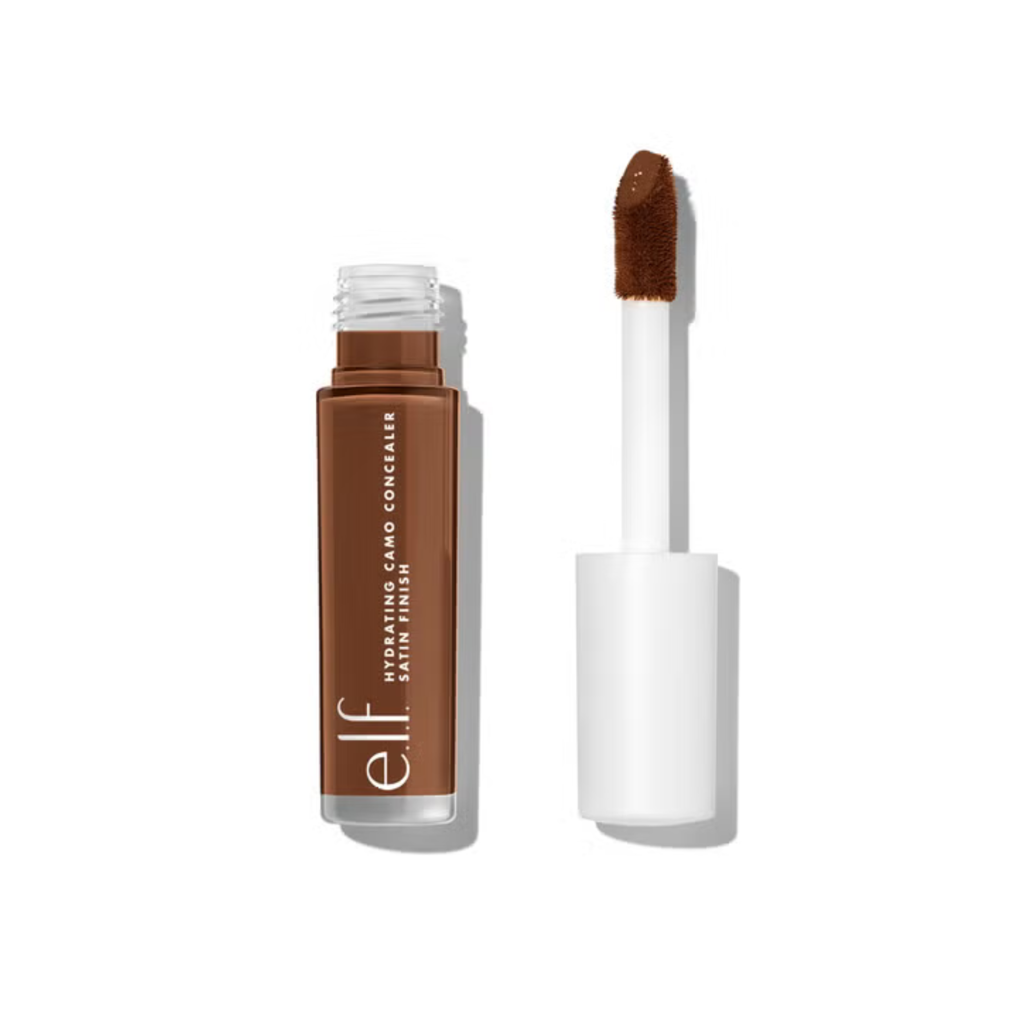 Elf hydrating camo concealer with applicator on a white background