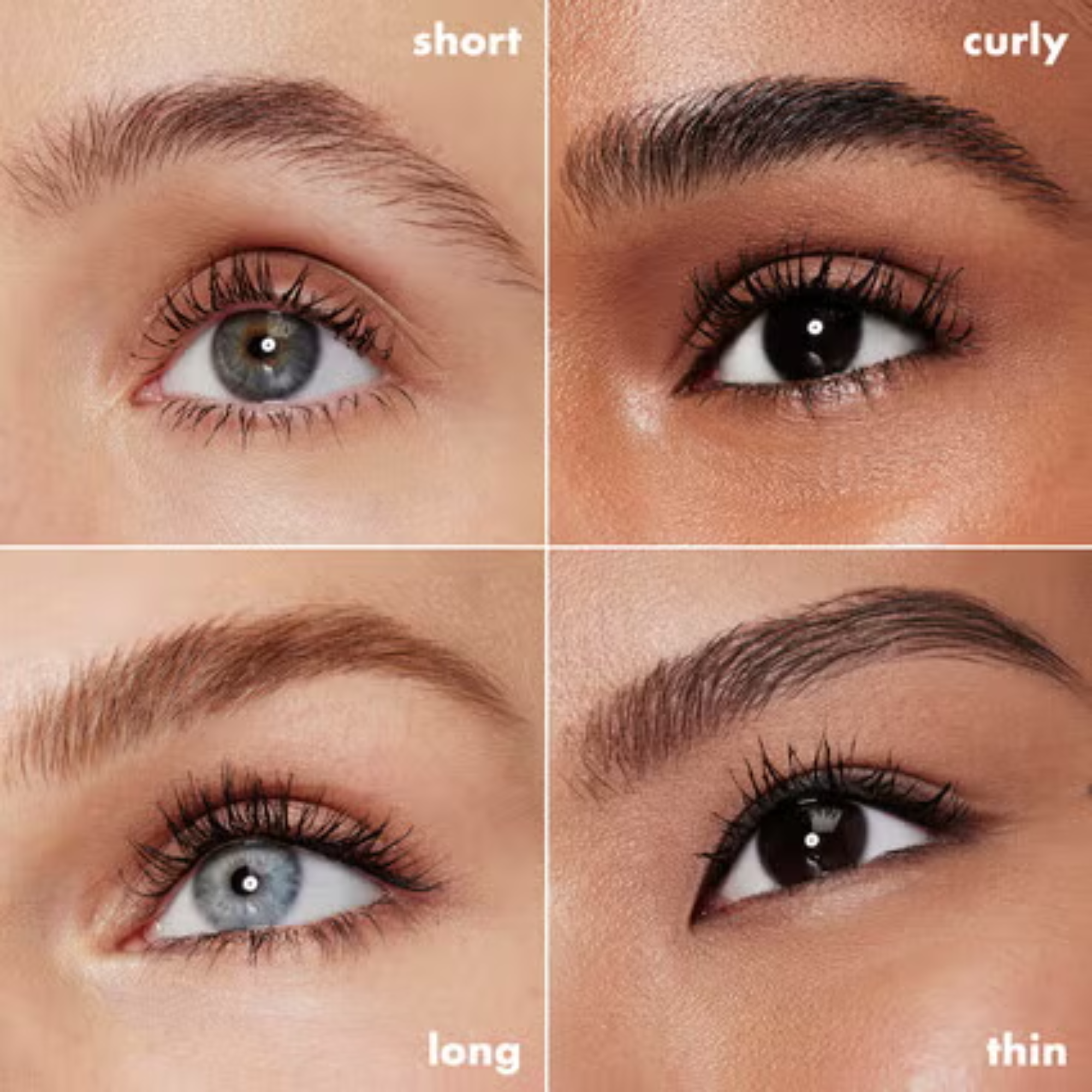 e.l.f. Lash XTNDR Mascara Mini before and after lengthening effect