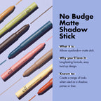 e.l.f. No Budge Matte Shadow Stick Groovy Sympa arm swatches