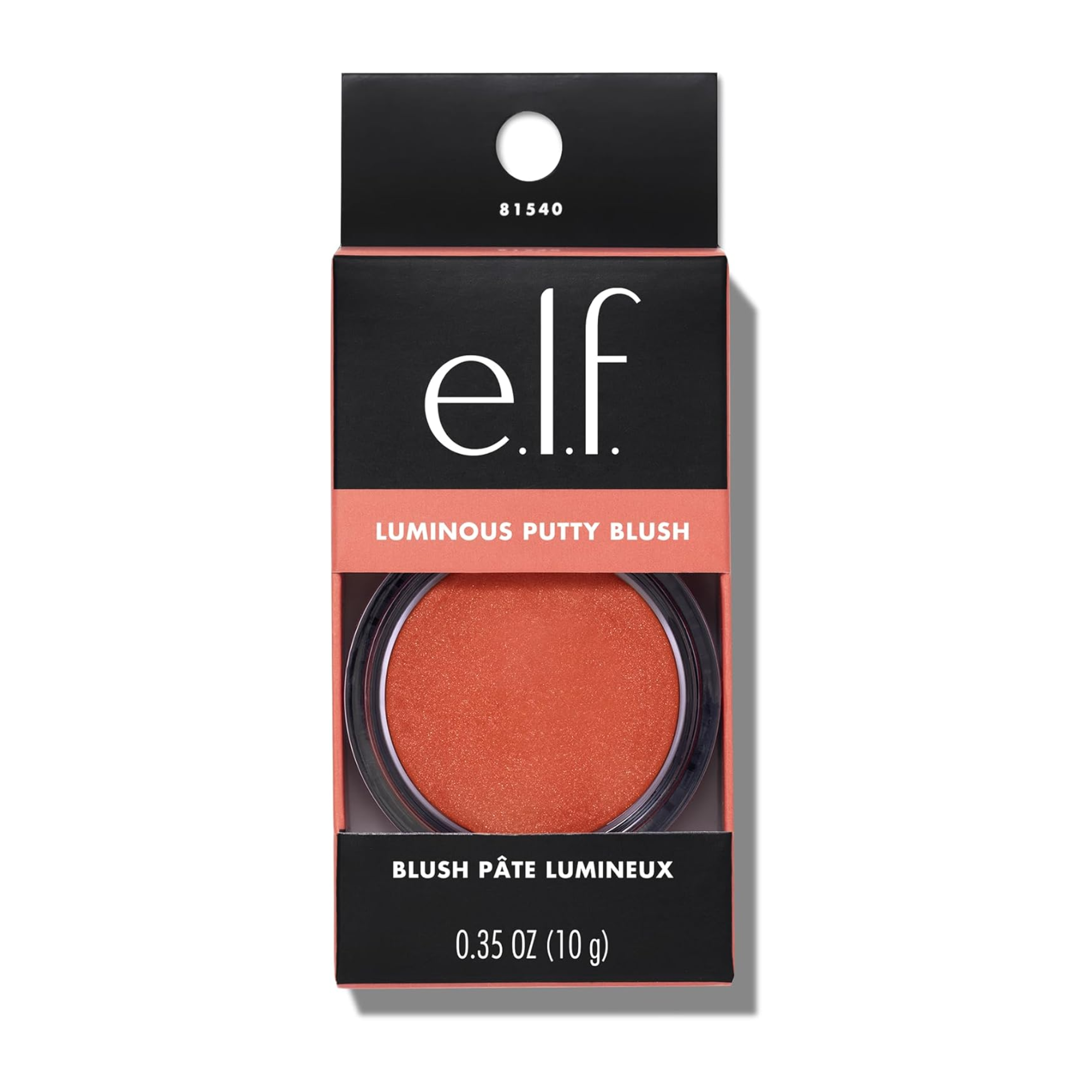 e.l.f. Luminous Putty Blush packaging on a white background